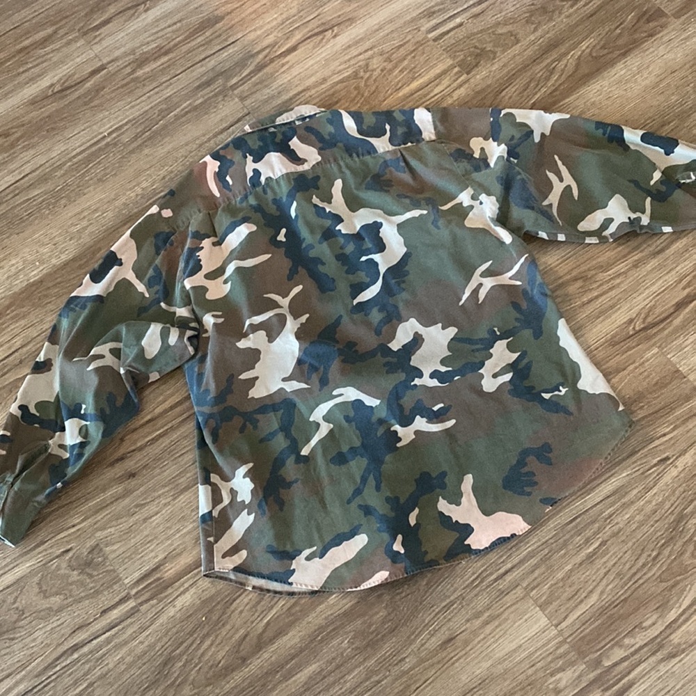 Vintage Winchester 90s Men’s XL Camouflage Button Up Long Sleeve Hunting Shirt - Picture 8 of 8